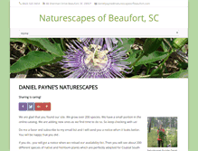 Tablet Screenshot of naturescapesofbeaufort.com